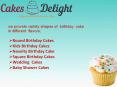 Round birthday cakes PowerPoint PPT Presentation