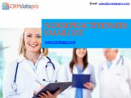 Nurse practitioners email list