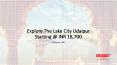 Explore The Lake City Udaipur with SOTC Holidays PowerPoint PPT Presentation