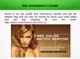 Tape in hair extensions Canada PowerPoint PPT Presentation
