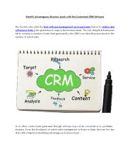 Online Sales Management Software in India | Customized CRM Software
