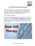 Stem cell treatment in hair transplantation PowerPoint PPT Presentation