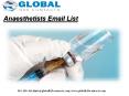 Anaesthetists Email List PowerPoint PPT Presentation