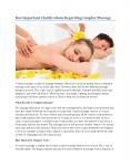 Few Important Clarifications Regarding Couples Massage PowerPoint PPT Presentation