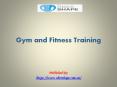 Gym and Fitness Training PowerPoint PPT Presentation