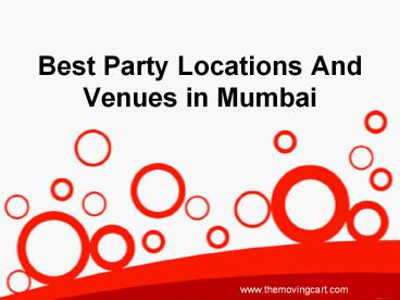 Best Party Locations And Venues in Mumbai