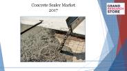  Concrete sealer market 2017