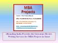 eBranding India Provides the Literature Review Writing Services for MBA Projects in Surat PowerPoint PPT Presentation