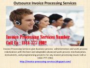 Outsource invoice processing services Number