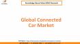 Global Connected Car Market Segmentation PowerPoint PPT Presentation