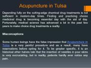 Acupuncture in Tulsa