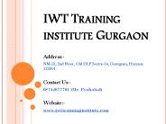 Web Development & Designing Training institute in Gurgaon