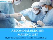 Abdominal Surgery Email List