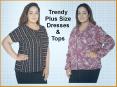 Latest Plus Size Dresses and Tops