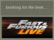 Fast & Furious Live