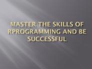 Master The Skills Of Rprogramming And Be Successful