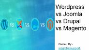 Wordpress vs Joomla vs Magento vs Drupal