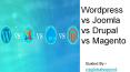 Wordpress vs Joomla vs Magento vs Drupal (1) PowerPoint PPT Presentation