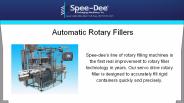 Automatic Powder Fillers | Spee-Dee Packaging Machinery, Inc.