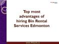 Topmost advantages of hiring Services of Bin Rental Edmonton PowerPoint PPT Presentation