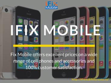 Cell Phone Repair Services Toronto