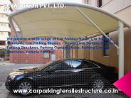 Modern Car Parking Structure in Delhi