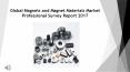 Global Magnets and Magnet Materials Market Professional Survey Report 2017 PowerPoint PPT Presentation