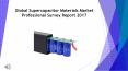 Global Supercapacitor Materials Market Professional Survey Report 2017 PowerPoint PPT Presentation