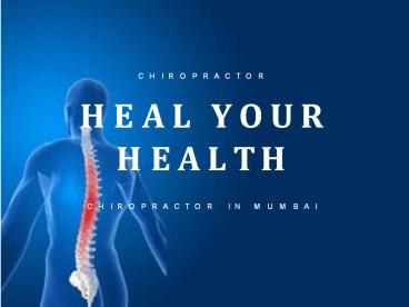 Chiropractor in Mumbai
