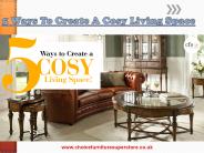 5 Ways To Create A Cosy Living Space