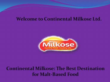 Weaning food,choco malt