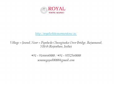 Indian Marble Royal Costoso Bianca