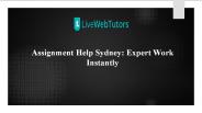 Assignment Help Sydney: Expert Work Instantly