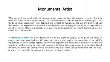 Monumental Artist (2)