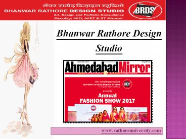 Fashion Design Collage in Ahmedabad is Rathore University