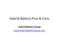 Hybrid Battery Pros & Cons PowerPoint PPT Presentation
