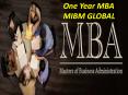 One year master’s degree and One Year MBA in MIBM GLOBAL PowerPoint PPT Presentation