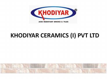 Brick Acid, Acid Resistant Tiles Ahmedabad