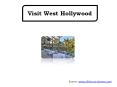 Visit West Hollywood PowerPoint PPT Presentation