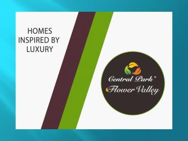 Central Park Flower Valley Cerise Suites Sohna