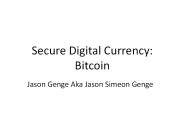 Jason Genge | Jason Simeon Genge  : Secure Digital Currency Bitcoin