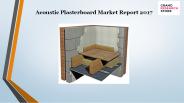 Acoustic plasterboard market report 2017