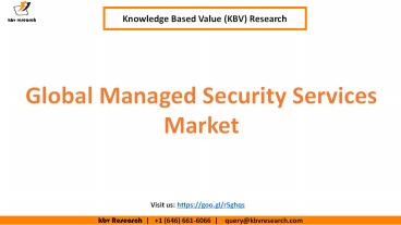 Global Managed Security Services Market