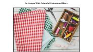 Go unique with colourful customised shirts