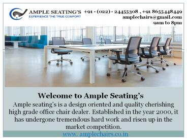 Buy Comfortable Chairs for Office