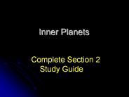 Inner planets