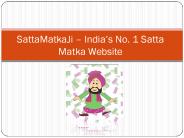 SattaMatkaJi - Satta Matka | Matka | Satta