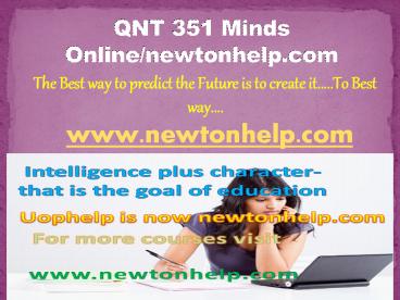 QNT 351 Minds Online/newtonhelp.com (1)