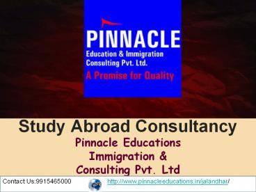 Pinnacle Educations best Immigration Consultants in Jalandhar