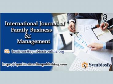 New Issue Released by Journal of Family Business Management